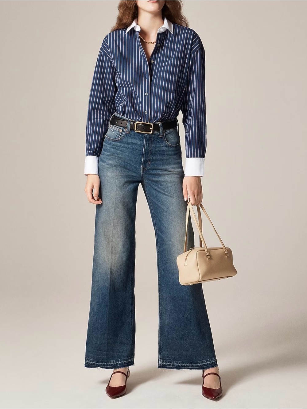J. Crew denim trouser jean